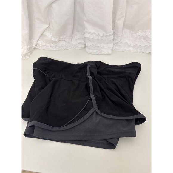 Avia Black & Gray Womens Running Shorts Size L - Picture 6 of 6